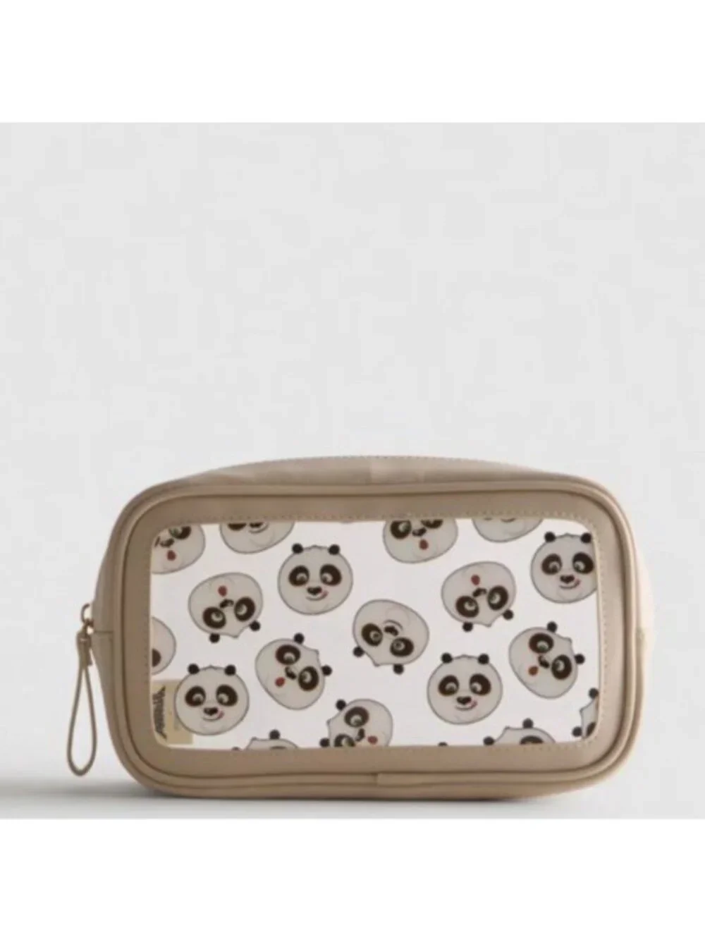 Kung Fu Panda X Primark Cosmetic Pouch Makeup Bag Po All Over Print Clear NWT